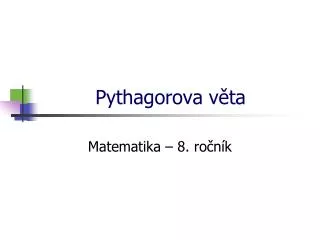 pythagorova v ta