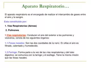 aparato respiratorio