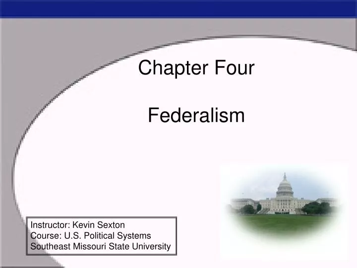 chapter four federalism