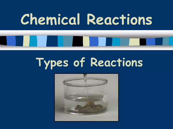 chemical reactions