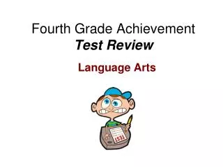 Fourth Grade Achievement Test Review