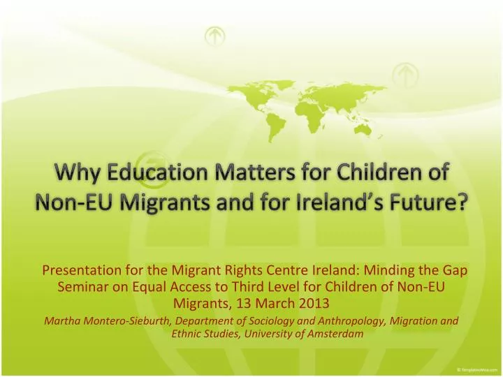 why education matters for children of non eu migrants and for ireland s future