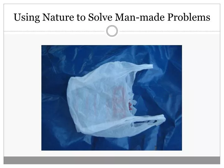 using nature to solve man made problems