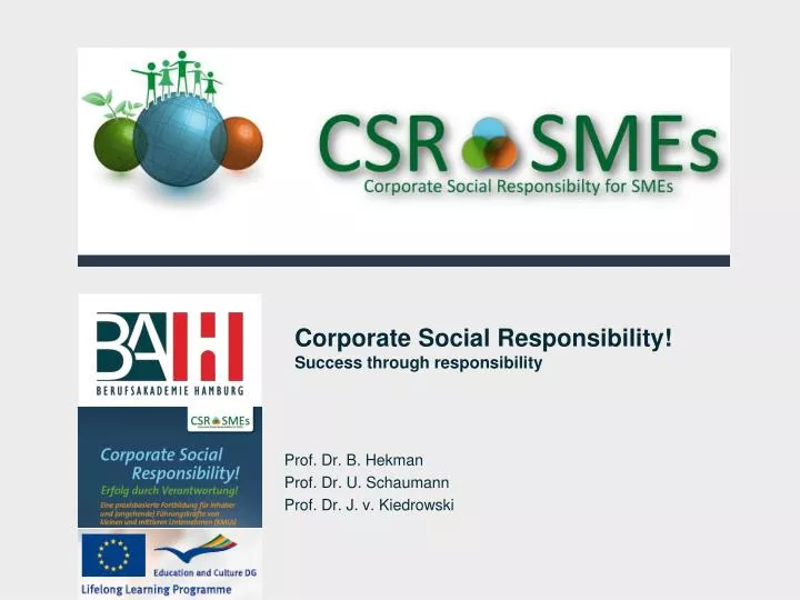 corporate social responsibility success through responsibility