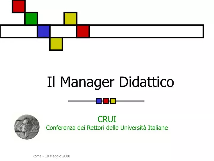 il manager didattico