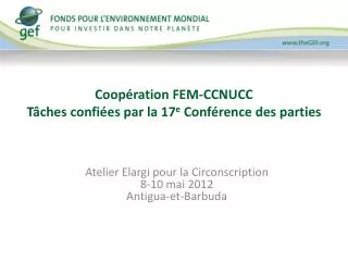 coop ration fem ccnucc t ches confi es par la 17 e conf rence des parties