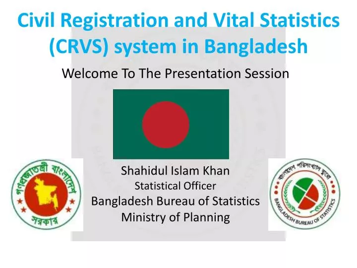 civil registration and vital statistics crvs system in bangladesh
