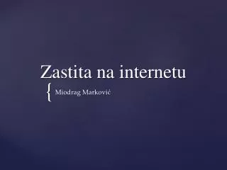 zastita na internetu