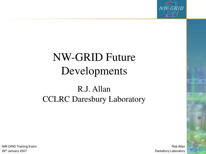 nw grid future developments