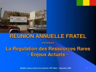 r union annuelle fratel la r gulation des ressources rares enjeux actuels