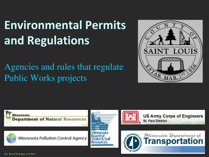 environmental permits and regulations