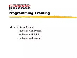 Programming Training