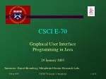 CSCI E-70 - slide 1