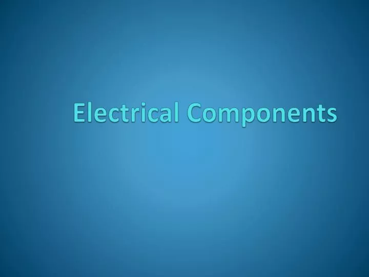 electrical components