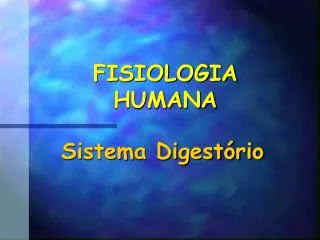 fisiologia humana