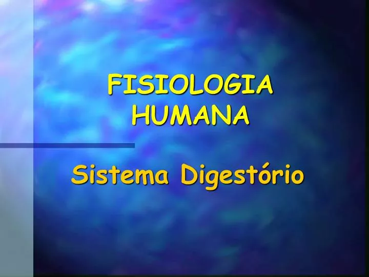 fisiologia humana