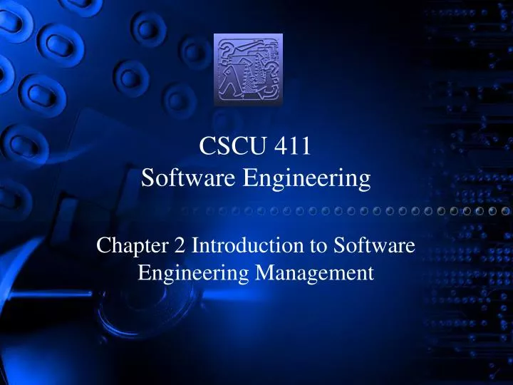 cscu 411 software engineering