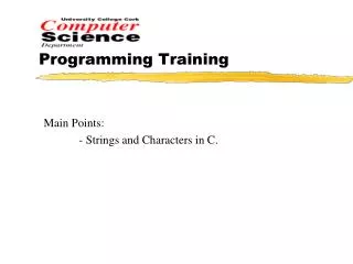 Programming Training