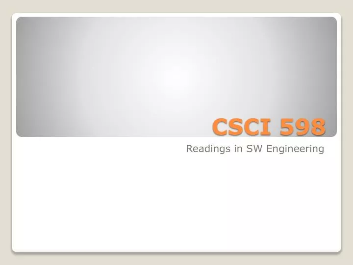 csci 598