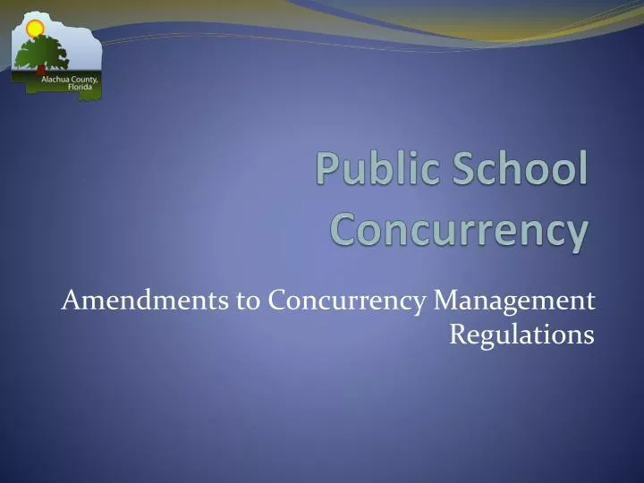 public school concurrency