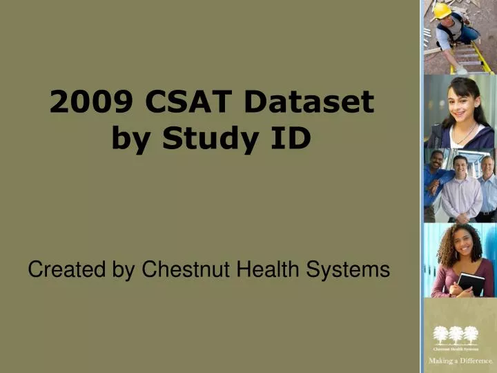 2009 csat dataset by study id