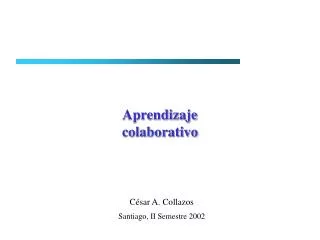 aprendizaje colaborativo