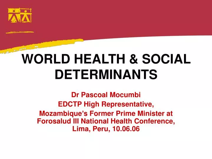 world health social determinants