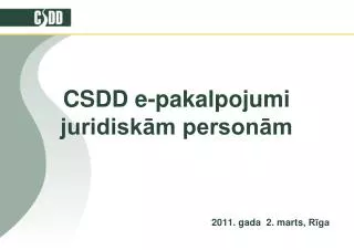 csdd e pakalpojumi juridisk m person m
