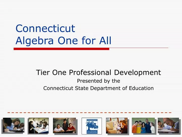 connecticut algebra one for all