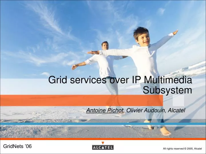 grid services over ip multimedia subsystem