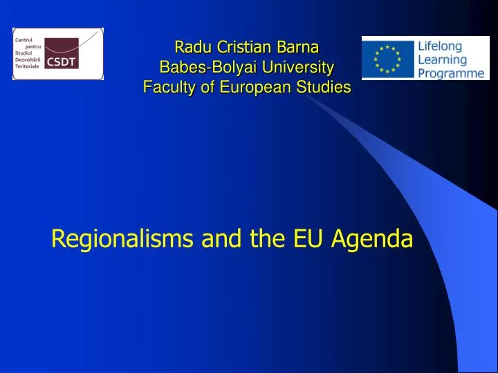 radu cristian barna babes bolyai university faculty of european studies