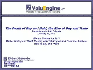 The Death of Buy and Hold, the Rise of Buy and Trade