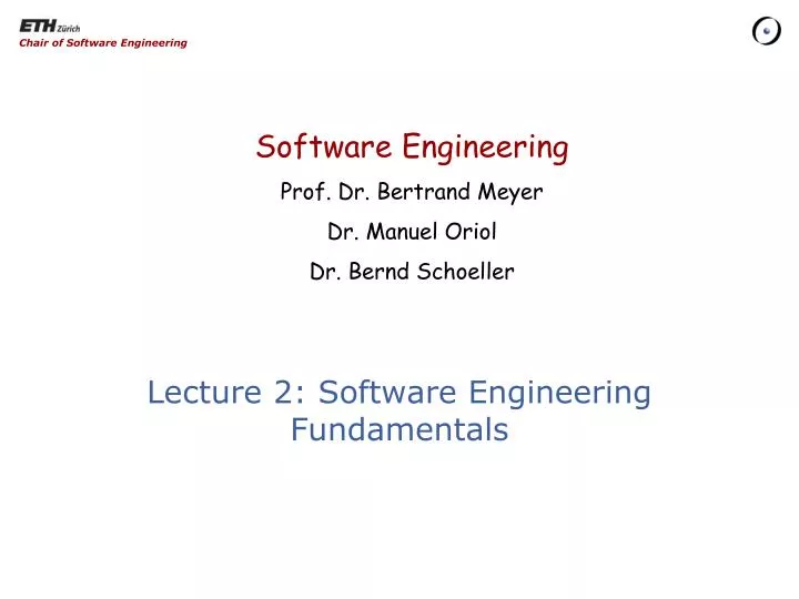lecture 2 software engineering fundamentals