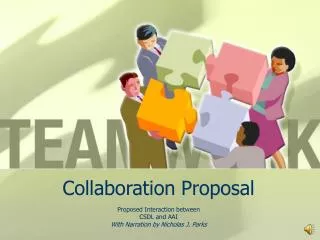 Collaboration Proposal