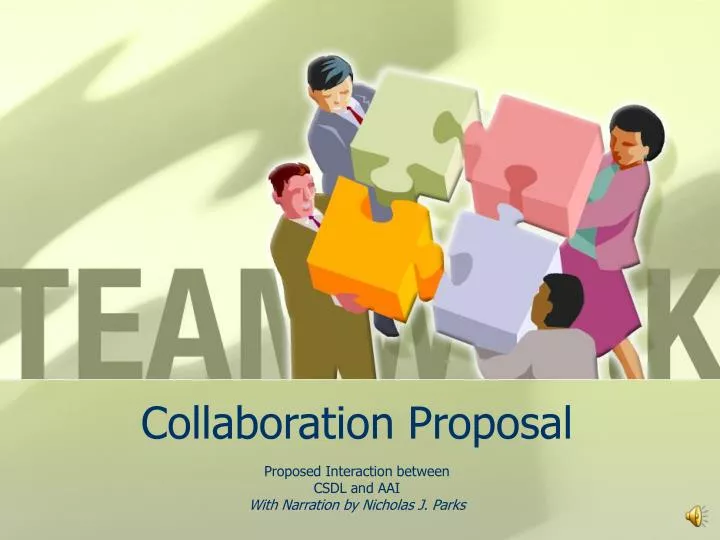 collaboration proposal