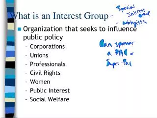 What is an Interest Group