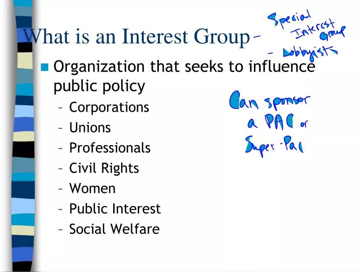 what is an interest group