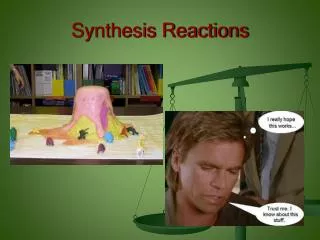 Synthesis Reactions