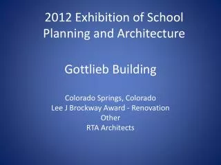 Gottlieb Building