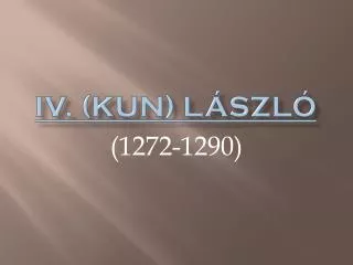 iv kun l szl