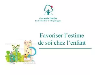 favoriser l estime de soi chez l enfant