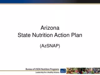 Arizona State Nutrition Action Plan
