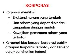 korporasi
