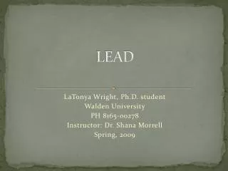 LEAD