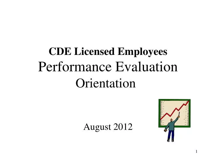cde licensed employees performance evaluation orientation