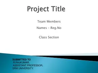 Project Title