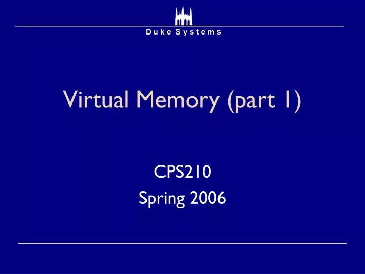 virtual memory part 1