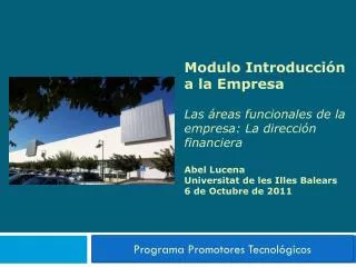 programa promotores tecnol gicos