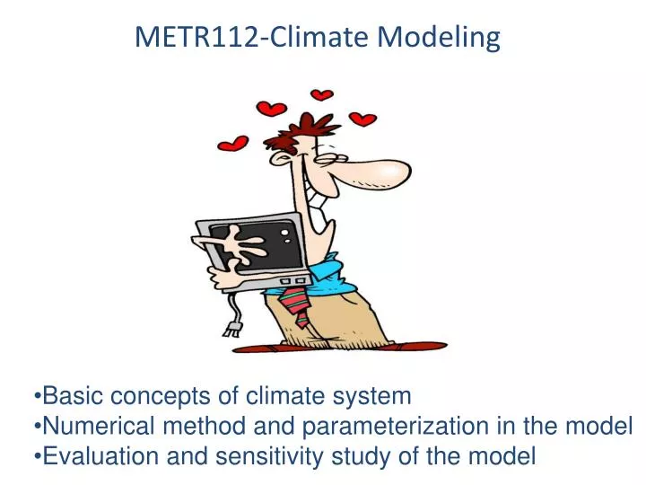 metr112 climate modeling