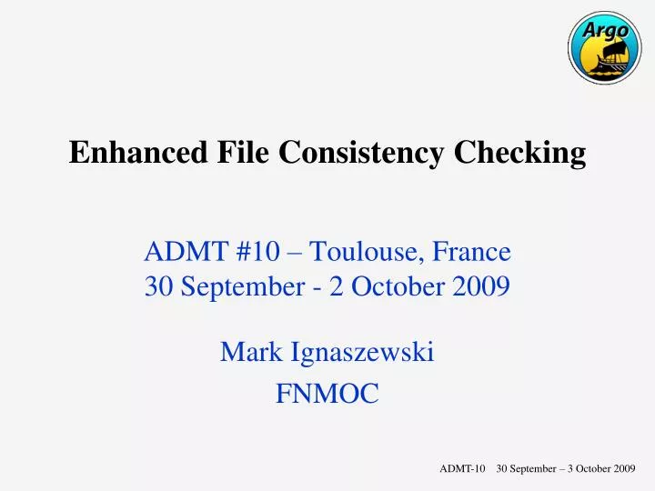 enhanced file consistency checking